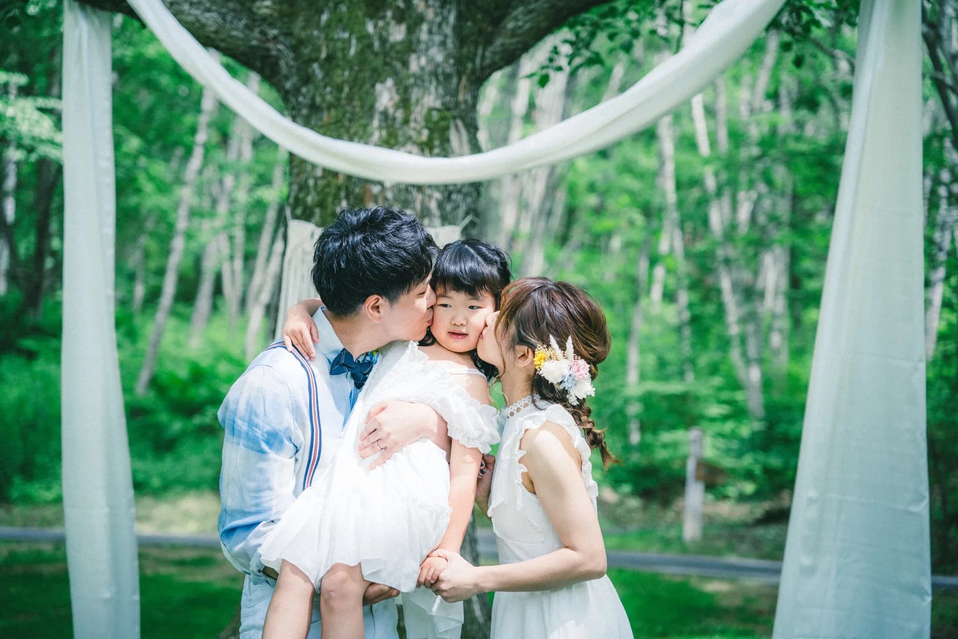 初夏の光の中で